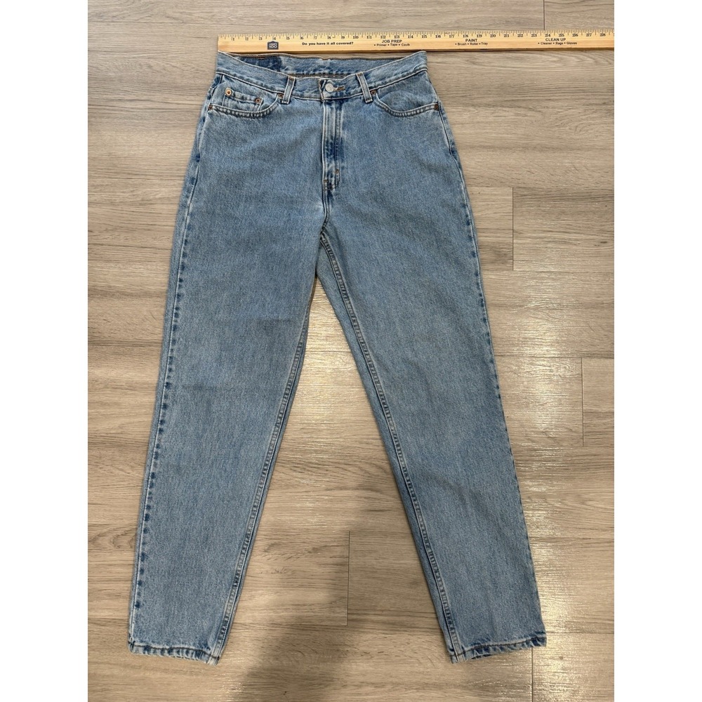 Vtg Levi's 512 Women's Jeans 12 Light Wash Denim